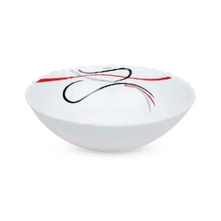 Салатник 600мл 17,5см стеклокерамика ГЕОМЕТРИЯ круглый (6/48)