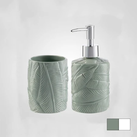 Набор для ванной комнаты 2пр керамика микс ADJ1224 (12)