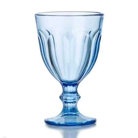 Бокал для вина 240мл стекло РОМАН синий (12) Бокал для вина 240мл стекло РОМАН синий (12)