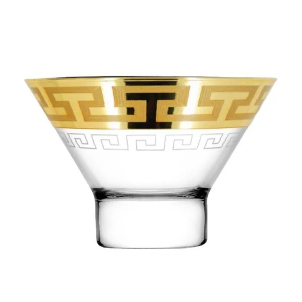 Креманки набор 2шт стекло ГРЕЧЕСКИЙ УЗОР EAV03-2027/S/O/2 (12)