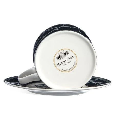 Чайный набор 2пр фарфор  Horse club на 1 персону 300мл (36)