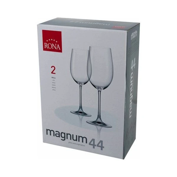 Бокалы для вина набор 2шт 440мл стекло RONA MAGNUM (12)
