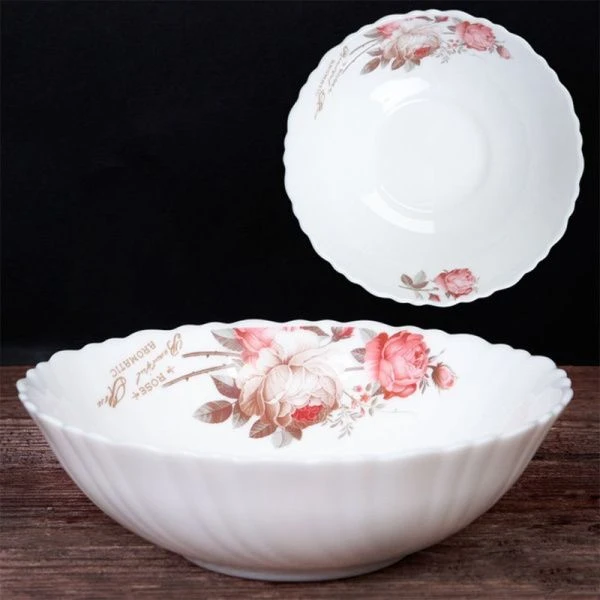 Тарелка глубокая 480мл 15,5см стеклокерамика ЧАЙНАЯ РОЗА TW-60XN (6916 ) (6/72)