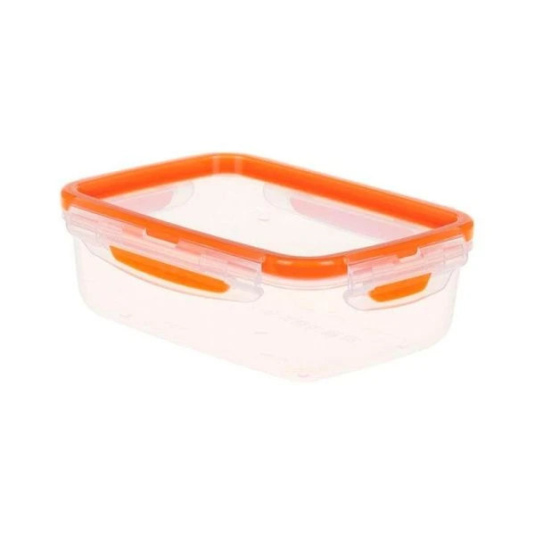 Контейнер пищевой 800мл пластик РИЧ герметичный оранжевый (15)