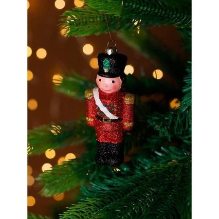 Новогоднее подвесное украшение Новогодний часовой, 5,7*3,7*12,9 см