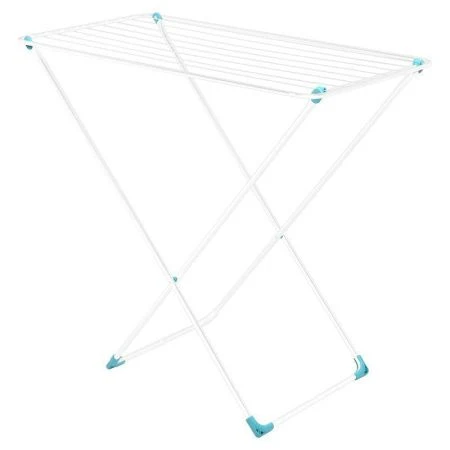 Сушилка для белья напольная 10м 100*55*96см металл складная белая СБЗ (5/6)