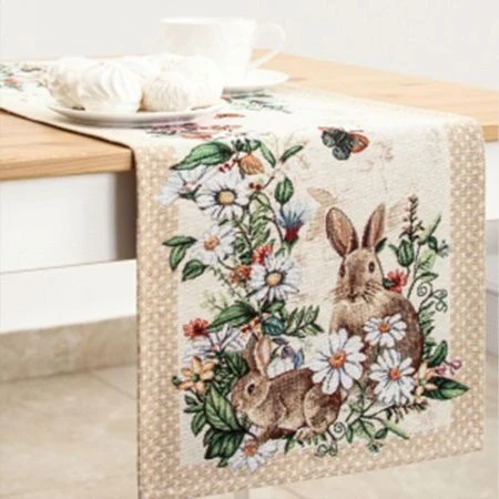 Салфетка сервировочная 44*100см гобелен СИРЕНЬ В САДУ 05623