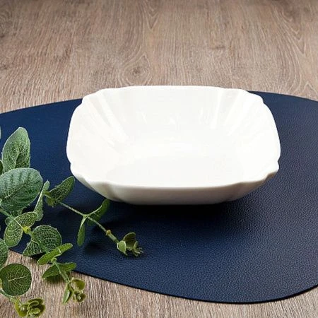 Салатник 700мл 19*19*4,5см фарфор МАРШМЕЛЛОУ (10/30)