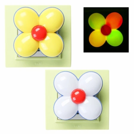 Ночник пластик Ромашка 8*5*8см