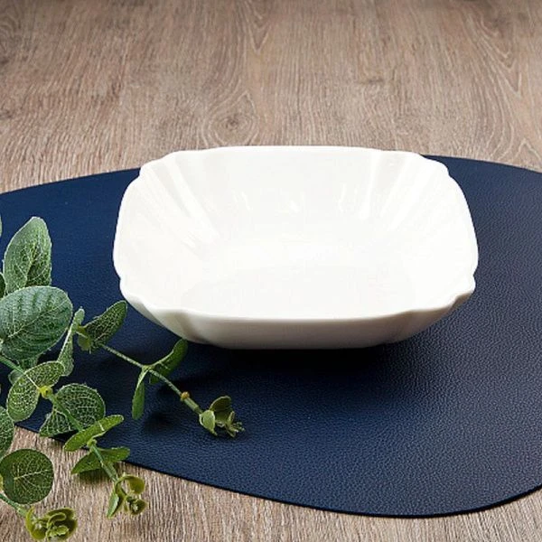 Салатник 700мл 19*19*4,5см фарфор МАРШМЕЛЛОУ (10/30)