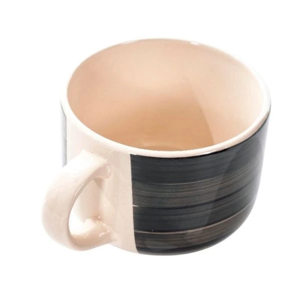 Кружка 500мл керамика Аэрография СЕРЕБРО (6/36)