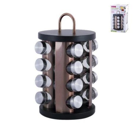 Набор для специй 16пр нерж.сталь на круглой подставке (4)