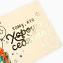 Конверт для денег бумага 16,5*8см Тому, кто хорошо себя вёл, тиснение (10)