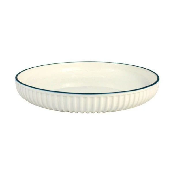 Блюдо фарфор 25см белое P020-10/JC-14555 (32)