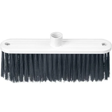 Щетка для пола 235*450*1180мм пластик Good с черенком белый (20) 223210729/01