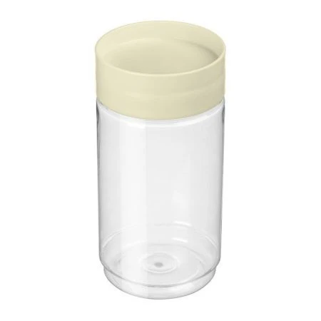 Банка для сыпучих продуктов 1л пластик Asti светло-бежевая (12) 221102725/01