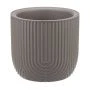 Кашпо 1л 150мм пластик РАМОНА со вставкой французcкий серый (12)
