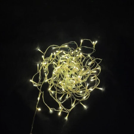 Гирлянда эл. 10м 100LED теплый белый плоская вилка 110В JC-15342 (100) Гирлянда эл. 10м 100LED теплый белый плоская вилка 110В JC-15342 (100)