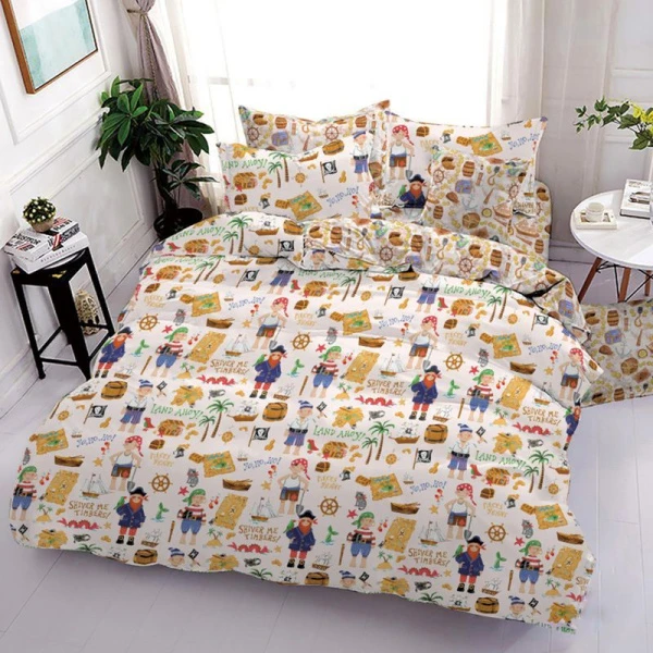 КПБ 1,5сп поплин 100% хлопок Lime Time TEENS (пр.150*220, под.145*215, нав.70*70) рис. Пираты КПБ 1,5сп поплин 100% хлопок Lime Time TEENS (пр.150*220, под.145*215, нав.70*70) рис. Пираты