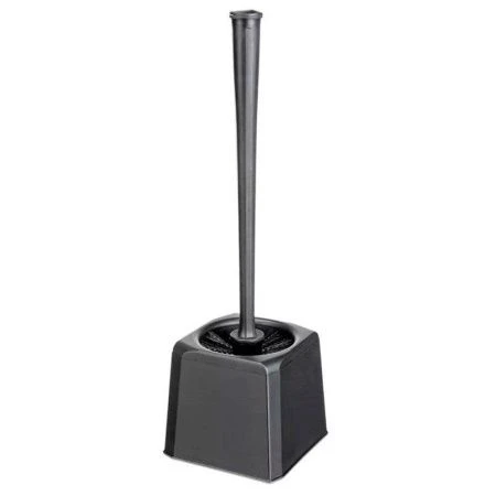 Ершик туалетный 11,5*11,5*38,50см пластик SCANDI с антискользящим основанием серый (6)