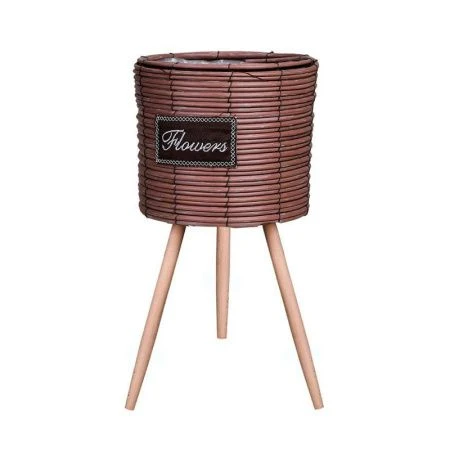 Корзинка плетеная 29*57см пластик круглая на ножках BY017 (12)