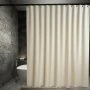 Штора для ванной 240*200см полиэстер с утяжелителем GRAND PREMIUM бежевый