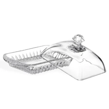 Масленка 17,5*10,5см h9см стекло Muza Crystal (24)