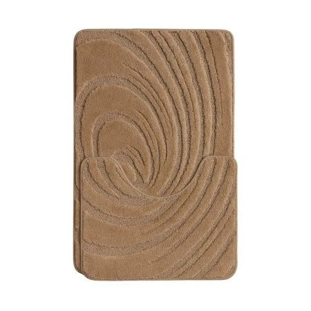 Набор ковриков в ванную 2пр 50*80см полипропилен/латекс Lemis светло-коричневый 3019