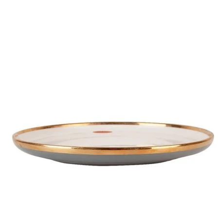 Тарелка мелкая 25,5*3см фарфор Royal line. Gray (4/24)