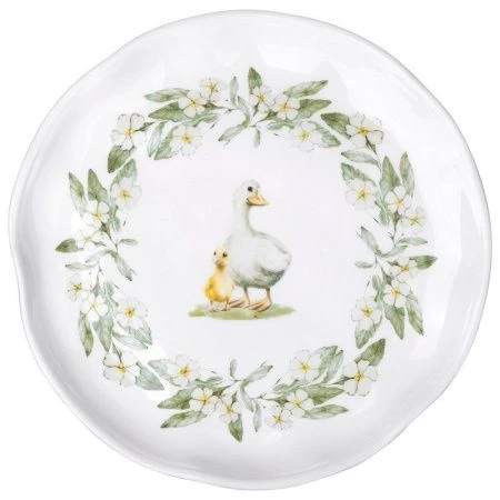 Тарелки мелкие набор 2шт 21*21,5*2,5см керамика Apple Garden десертные (18)