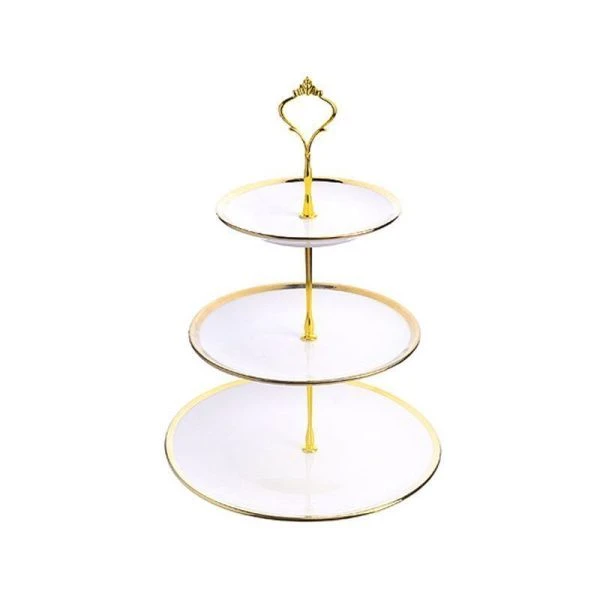 Этажерка сервировочная 3 яруса 15/20/25см фарфор LR60013 (8)