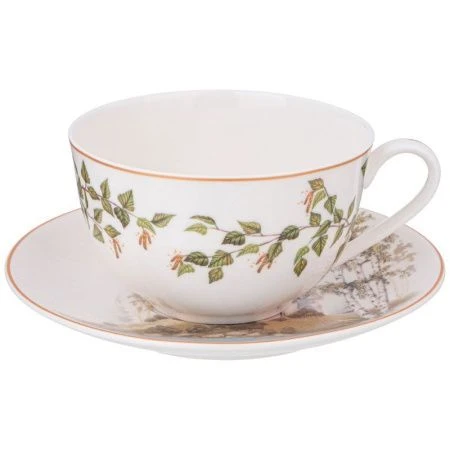 Чайный набор 12пр фарфор на 6 персон 300мл БЕРЁЗКИ (6)