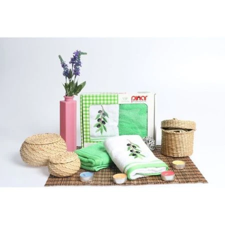 яяяНабор полотенец махровые 2пр 40*60 Pinar GROKER V8 яяяНабор полотенец махровые 2пр 40*60 Pinar GROKER V8