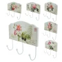 Вешалка-коллаж МДФ 3 крючка 22*11см микс (144)