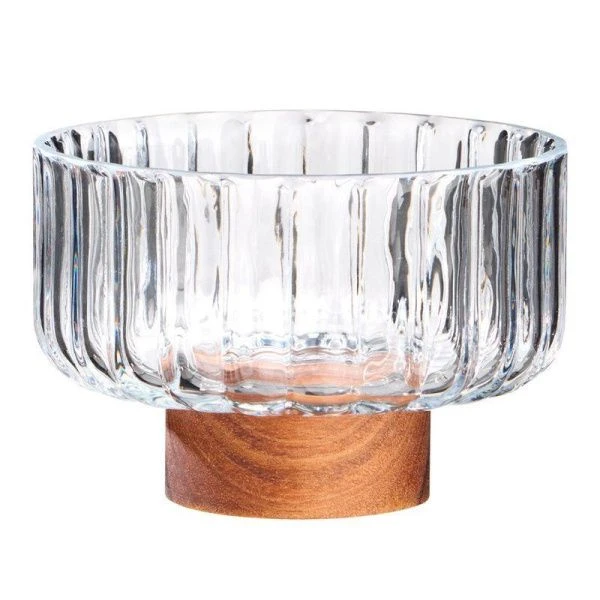 Конфетница 650мл 14*9см стекло VILLAGE (12)