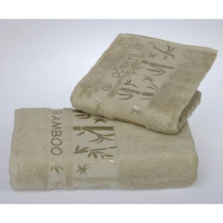 яяяНабор полотенец 2пр 50*90/70*140 бамбук MAXISOFT (Светло-зеленый)