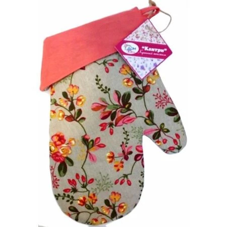 Прихватка-рукавица рогожка КАНТРИ БАРБАРИС ДомВелл