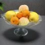 Фруктовница 30*18см стекло IVV Diamante на ножке (12)