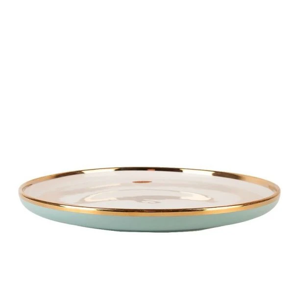 Тарелка мелкая 25,5*3см фарфор Royal line. Mint (4/24)