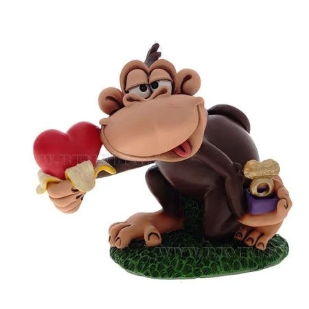 Фигурка Обезьяна. Казанова, полистоун 11,5*6,5*9,5см