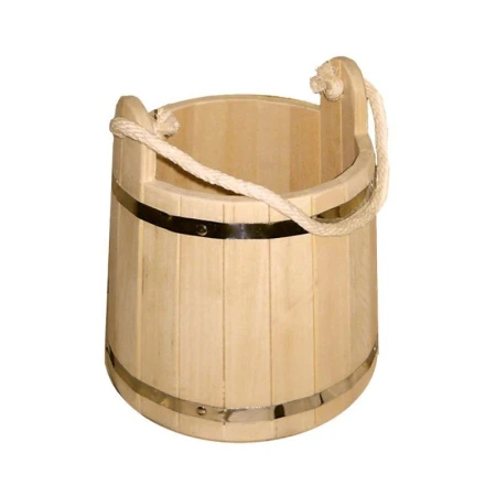 Ведро для бани 18л дерево БАННЫЕ ШТУЧКИ
