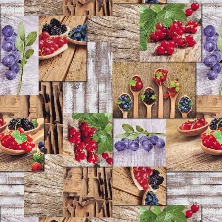 Клеенка столовая ПВХ Колорит Перфект/Мажор на нетканной основе 1,35*20м