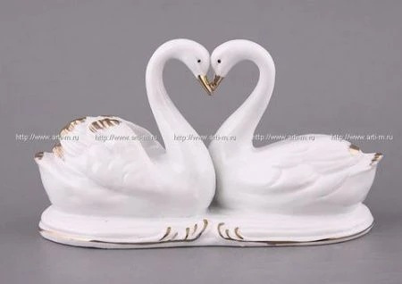 яяяФигурка ЛЕБЕДИ h=10см (36)