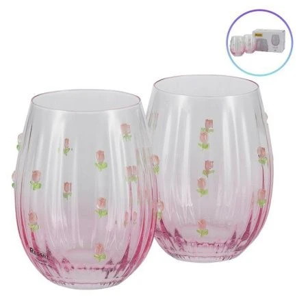 Стаканы набор 2шт 590мл стекло ASTI 81-806 (12)