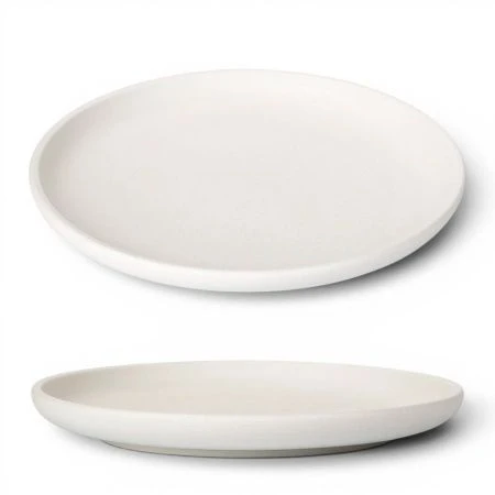 Тарелка мелкая 21см фарфор ROCK WHITE десертная DM8012