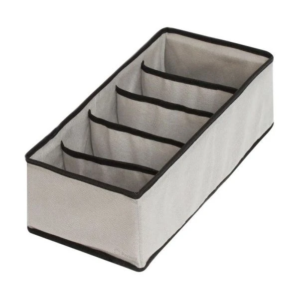 Органайзер для вещей 5 секций спанбонд Ордер Про 34*15*10см серый 301510