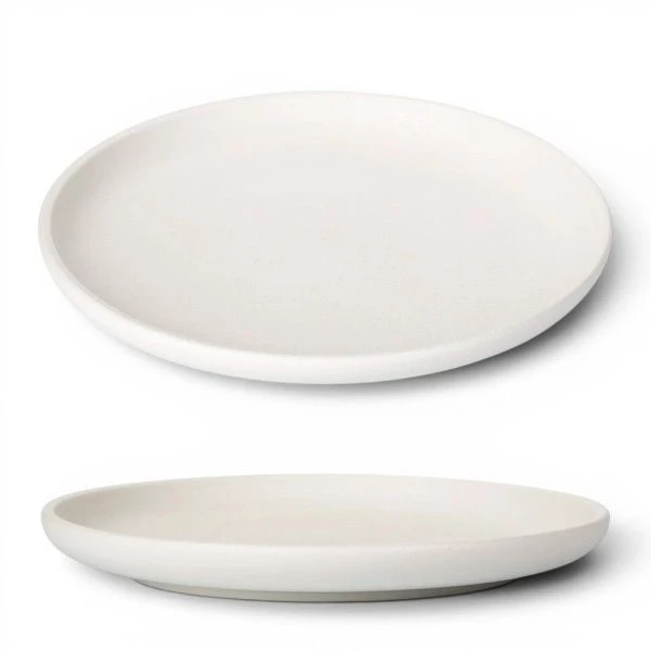 Тарелка мелкая 21см фарфор ROCK WHITE десертная DM8012