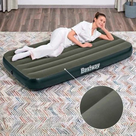 Матрас надувной флок полуторный 188*99*25см 6713л Twin Tritech  Bestway (4)