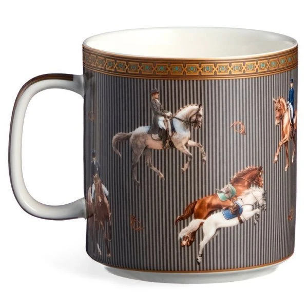 Кружка 400мл фарфор Horse club (36)