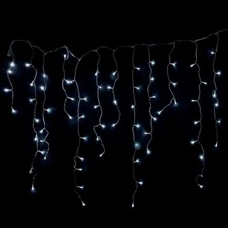 Гирлянда эл. уличная 2м 350LED холодный белый 8р 31В, бахрома 40-90см JC-15362 (60)
